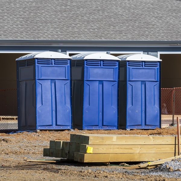 how often are the portable toilets cleaned and serviced during a rental period in Pinal Arizona